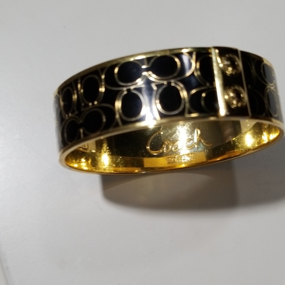 Black and gold coach bangle - Picture 1 of 3